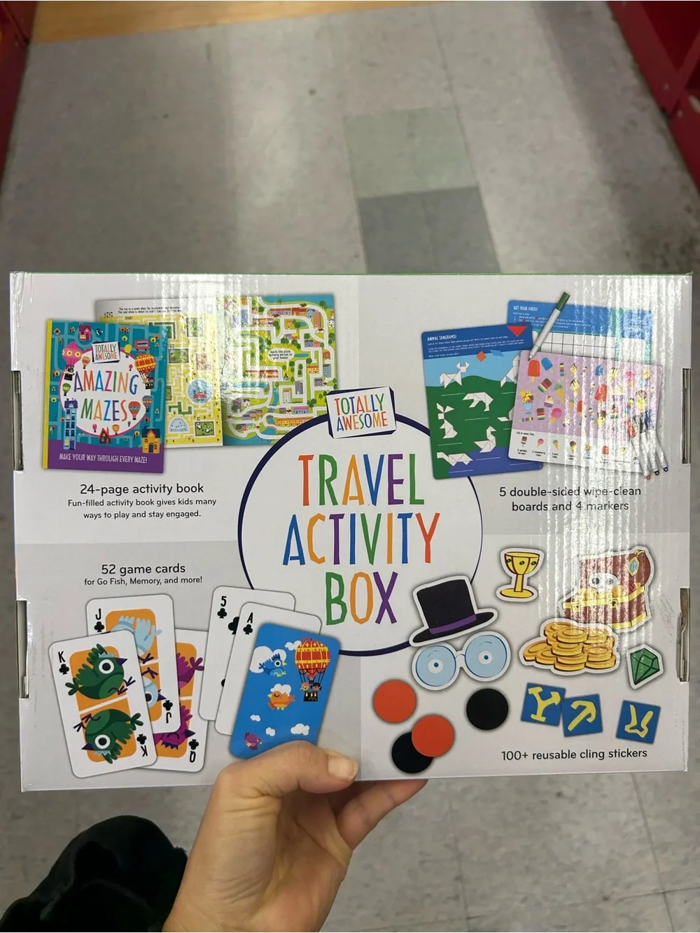 NEW travel activity box for 5-8 yrs